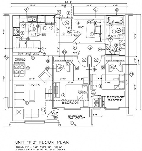 a blueprint of a floor plan of a house